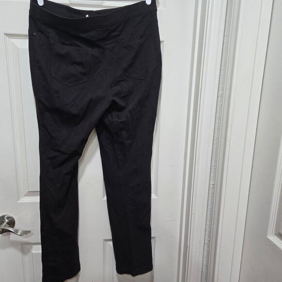 Chico’s Ponte Knit Career Pants Women’s Size 1.5 M Brown Black - Picture 7 of 8